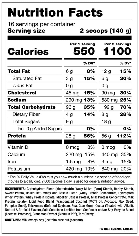 Mutant - Mass Gainer 5lbs