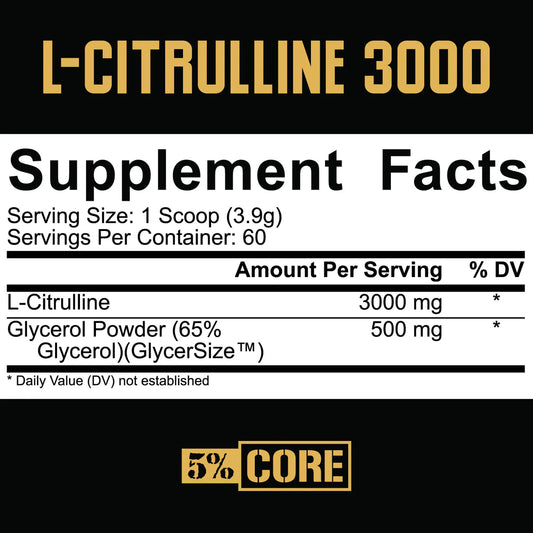 5% Nutrition - L-Citrulline w/ Glycerol